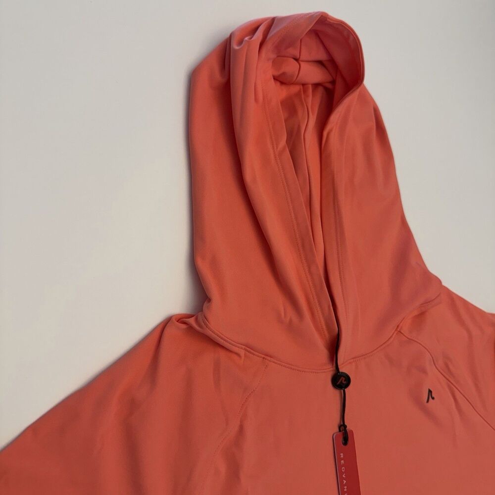 Redvanly Larkin Hoodie Mens XL Coral Stretch Long Sleeve Performance NEW - Picture 3 of 12